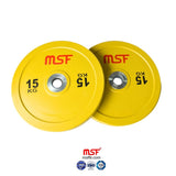 Weightlifting Set Color Bumper Plate Medium Ring 170kg (Imported)