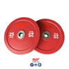 Weightlifting Set Color Bumper Plate Medium Ring 170kg (Imported)