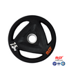 Rubber Coated Tri Grip Weight Plate 51 mm Engraving Logo (Imported)