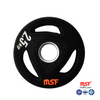 Rubber Coated Tri Grip Weight Plate 51 mm Engraving Logo (Imported)