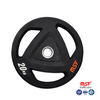 Rubber Coated Tri Grip Weight Plate 51 mm Engraving Logo (Imported)