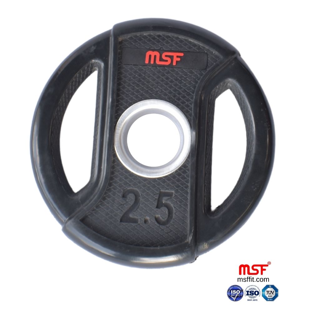 TPR (Thermoplastic Rubber) Dual Grip weight Plate (Imported)