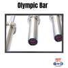 Olympic Weightlifting/Power Lifting Barbell 7.2 Feet, Grip 28 mm Gun Metal Bush, Net Weight 20 kg. Load Capacity 816 kg., Spring Steel.