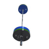 Weightlifting Set Color Bumper Plate Medium Ring 170kg (Imported)