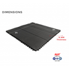 Interlocking Rubber Floor Mat (Pack of 5 No.)