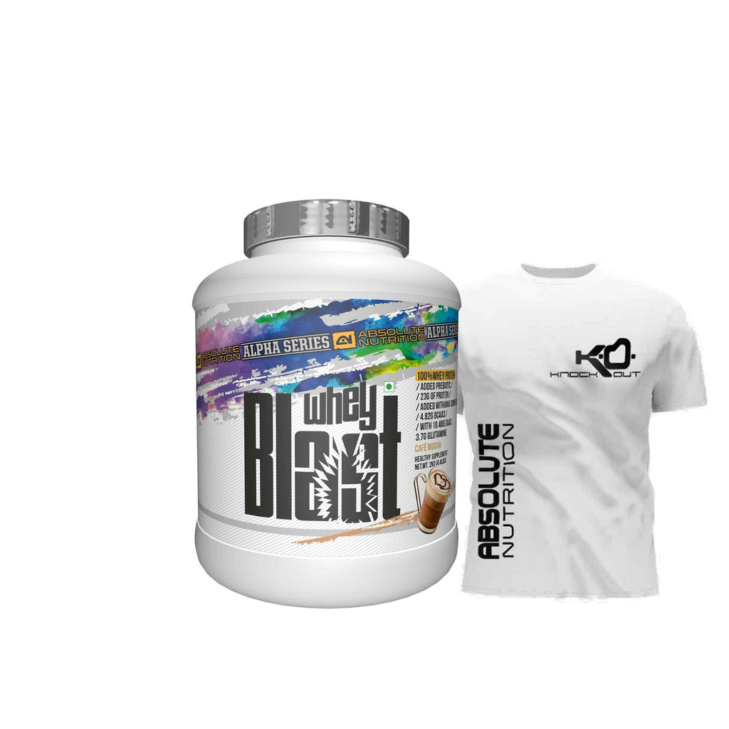 Absolute Nutrition’s Alpha Whey Blast Protein 2 KG (Free T-Shirt)