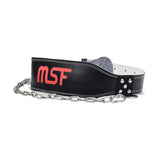 Leather Dipping Gym Belt (6" Width)