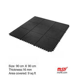 Interlocking Rubber Floor Mat (Pack of 5 No.)