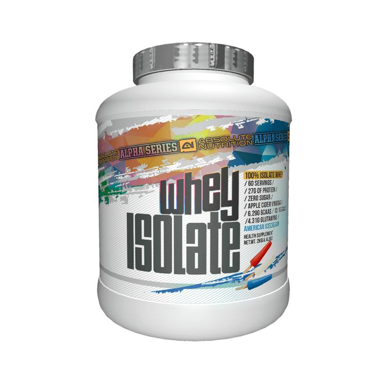 Absolute Nutrition’s Alpha Whey Isolate Protein 2 KG (With Shaker) ₹7,051.18 ₹8,599.00