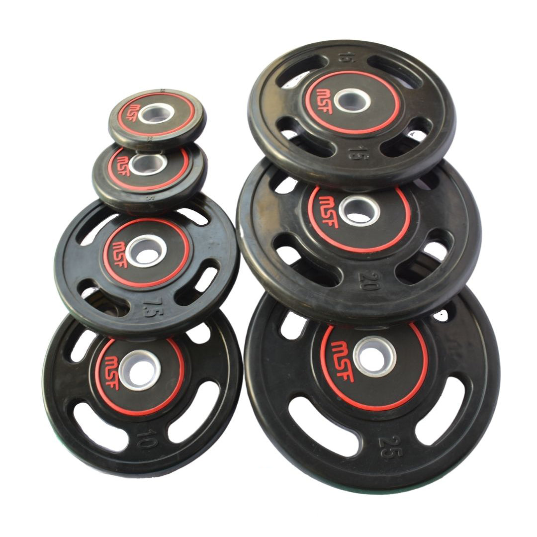 TPR (Thermoplastic Rubber) 4-Grip weight Plate