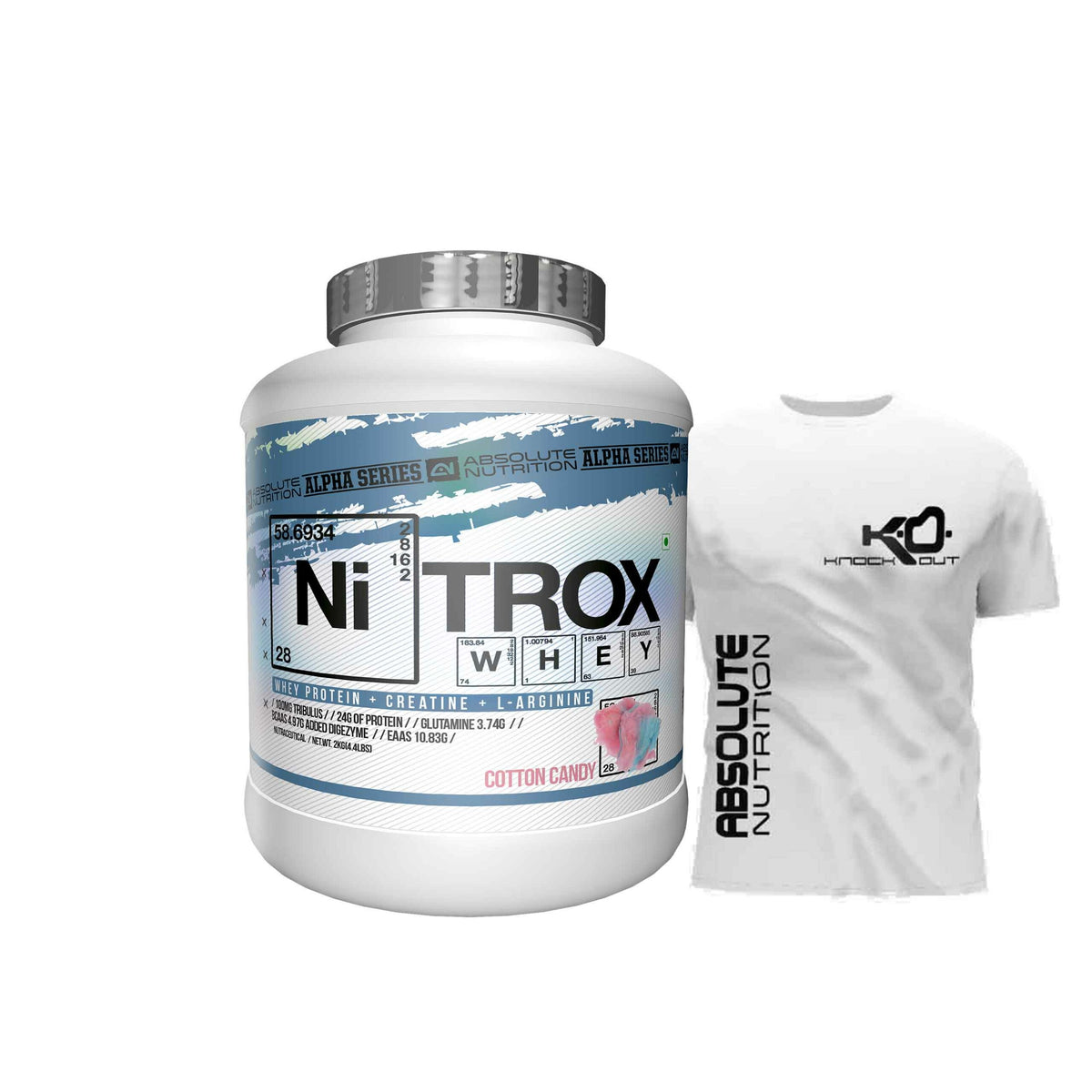 Absolute Nutrition’s Alpha Whey Nitrox Protein Powder 2KG (Free T-Shirt) ₹5,739.18 ₹6,999.00